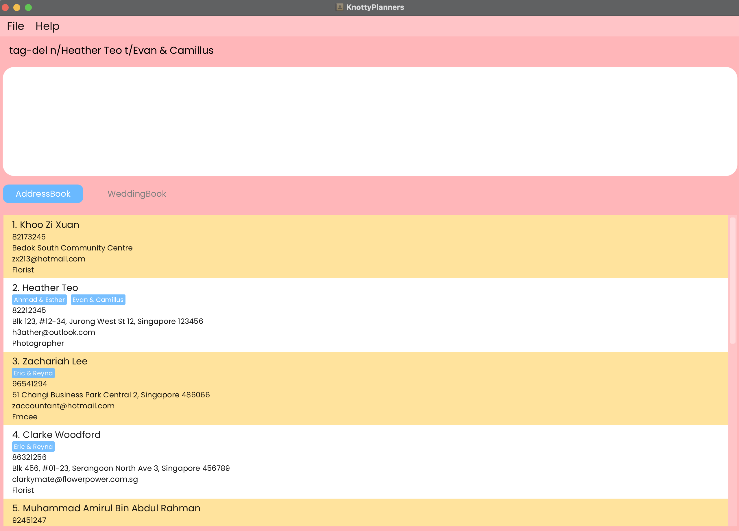 tag-add message before